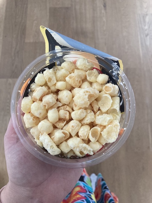 Keto snacks at movie theater in Holland