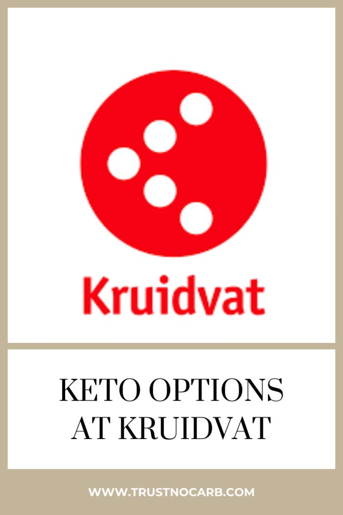 KETO PRODUCTS AT KRUIDVAT