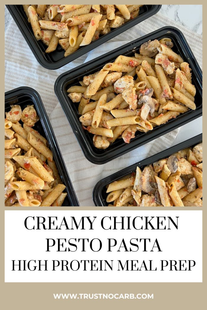 Creamy Chicken Pesto Pasta