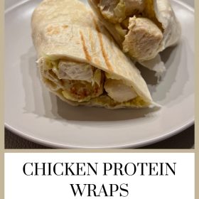 Chicken Protein Wraps | High Protein Meal Prep