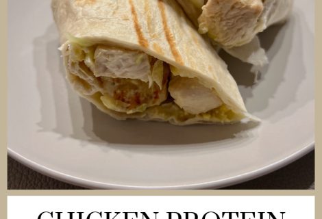 Chicken Protein Wraps | High Protein Meal Prep