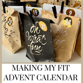 Making my Fit Advent Calendar 2024