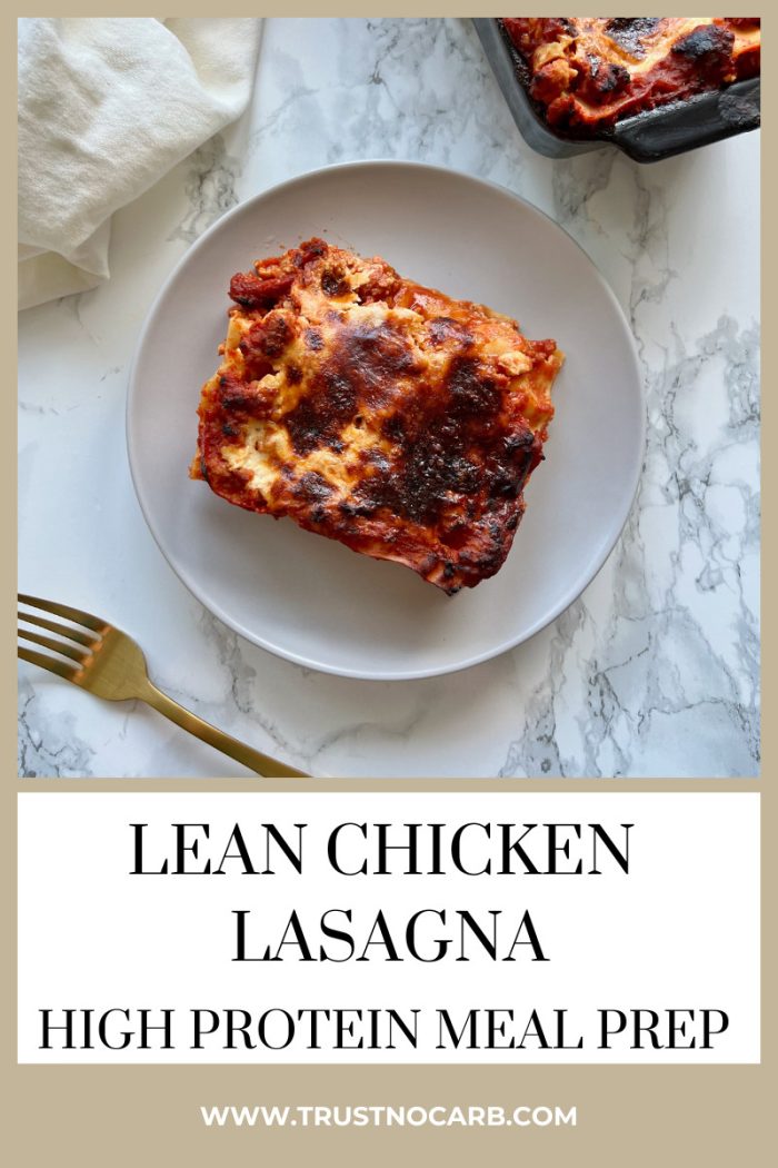 lean chicken lasagna