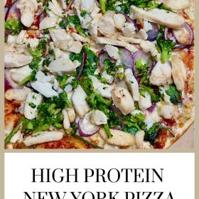 new york high protein pizza