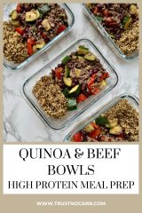 High-Protein Quinoa & Beef Bowls