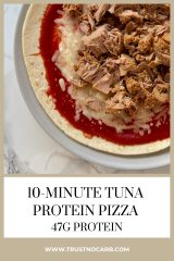 10-Minute Tuna Protein Pizza