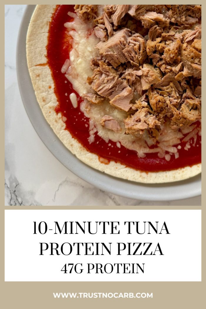 10-Minute Tuna Protein Pizza