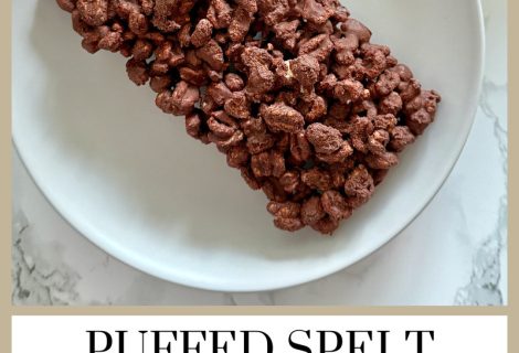 Puffed Spelt Chocolate Bark