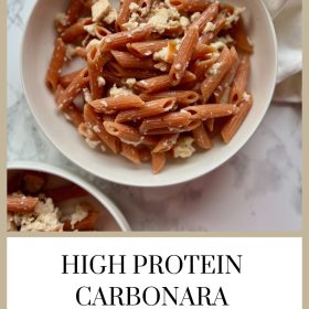 High Protein Carbonara