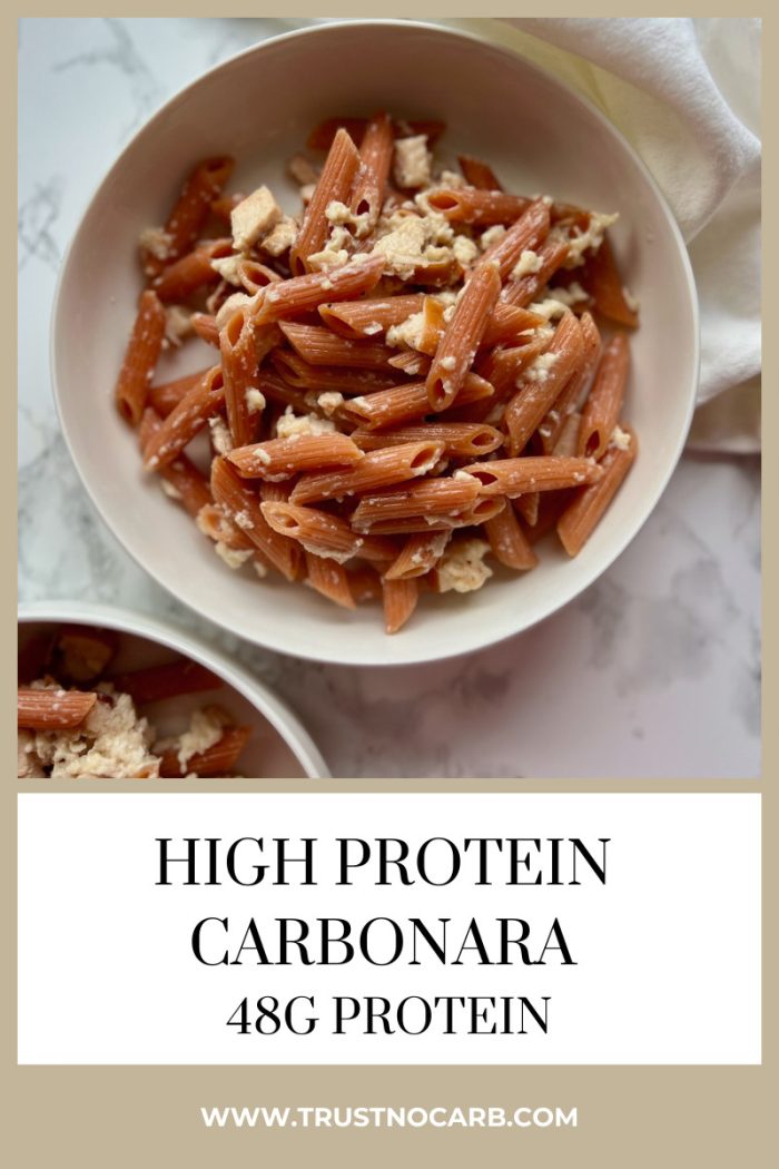High Protein Carbonara