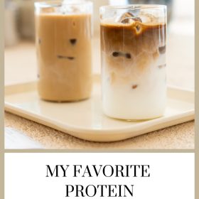 My Favorite Protein Iced-Coffees