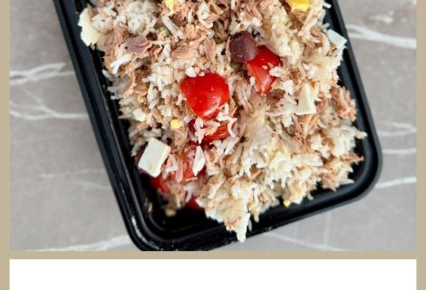 Summer Protein Rice Salad with Tuna