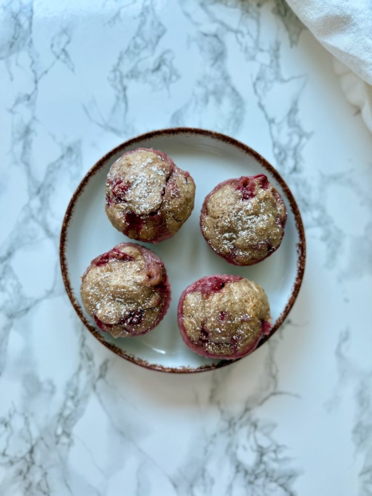 Low-Calorie Strawberry Muffins | 58 calories | Low Fat
