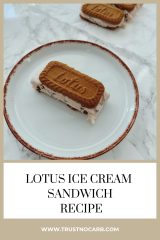 Lotus Ice Cream Sandwich