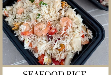 Seafood Rice with Feta