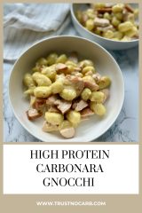 High Protein Carbonara Gnocchi
