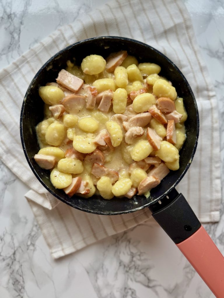 High Protein Carbonara Gnocchi | 46 gr Protein