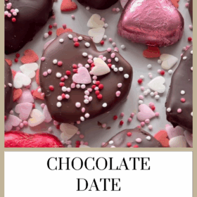 Chocolate date hearts