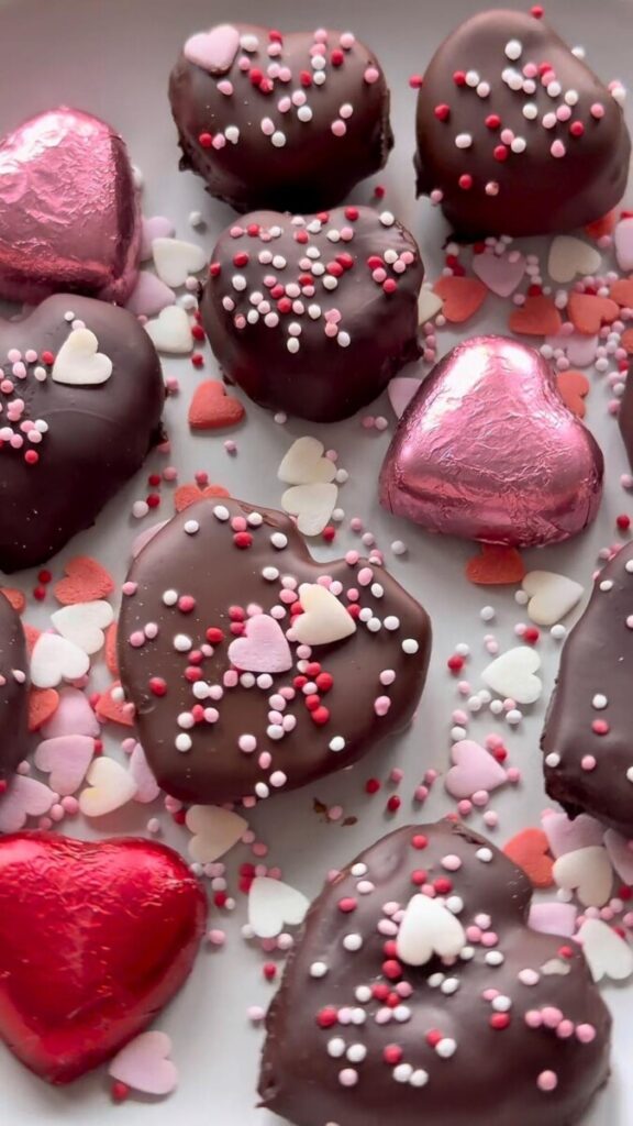 Chocolate dates hearts