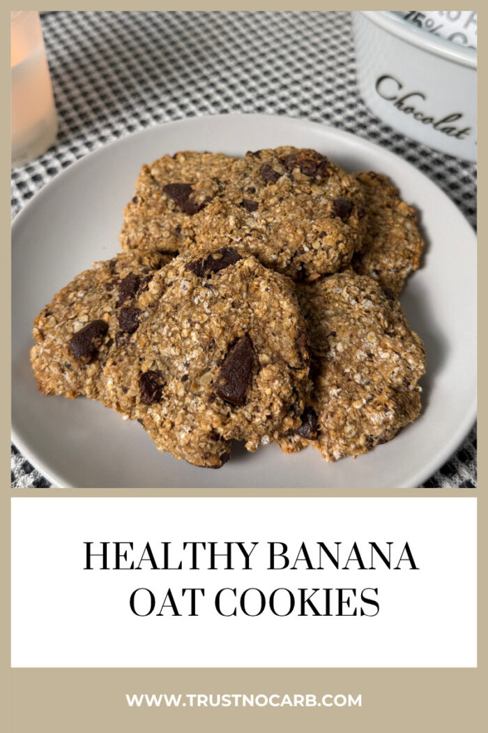 Healthy Banana Oat Cookies