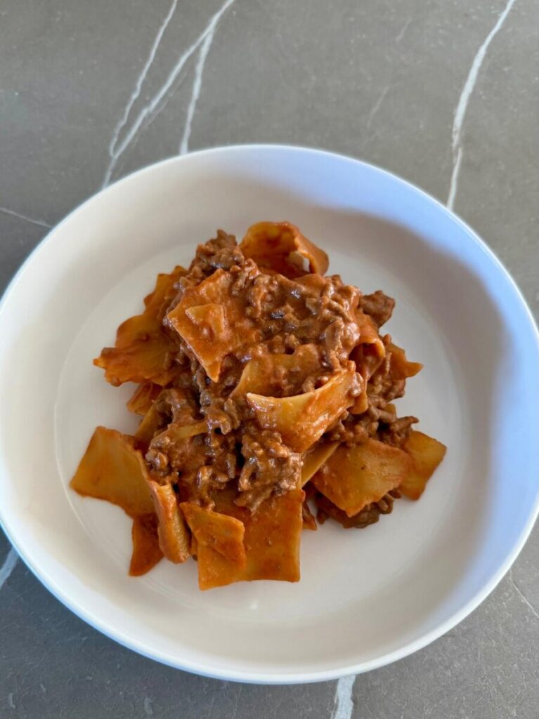 high protein lazy lasagna