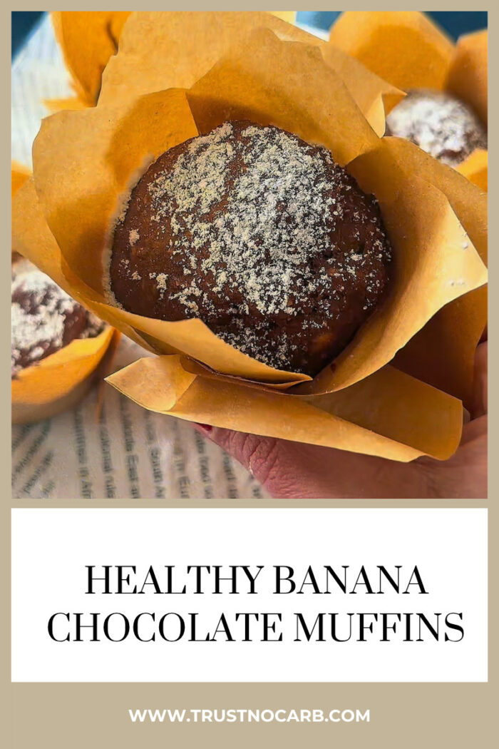 Healthy Banana Chocolate Muffins