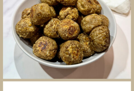 High Protein Lentil Meatballs